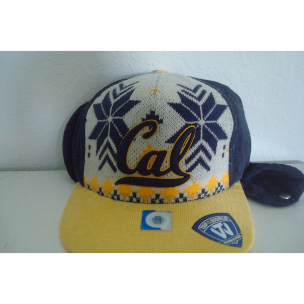CAL CALIFORNIA BEARS    ‎ STRAPBACK  DEADSTOCK HAT CAP VINTAGE C1
